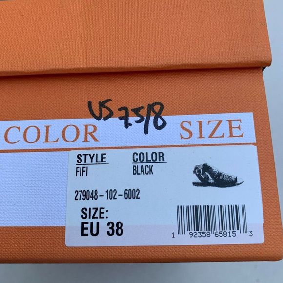 Miz Mooz FIFI Leather Ankle-Strap Sandals  38EU / 7.5-8US in Black $130 - Picture 11 of 11